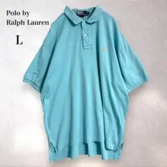 Polo by Ralph Lauren ポロシャツ ライトブルー L size