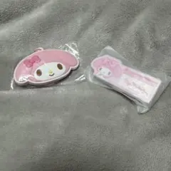 サンリオ シークレット名札バッジ シークレットラバーミラーキーホルダー マイメロ