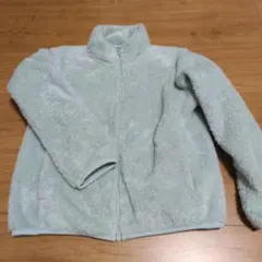 UNIQLO キッズ フリースジャケット 130cm ミントグリーン