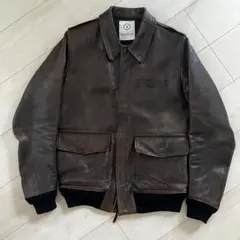 visvim エレメンドルフ レザージャケット 牛革 A-2 ブラウンのサムネイル