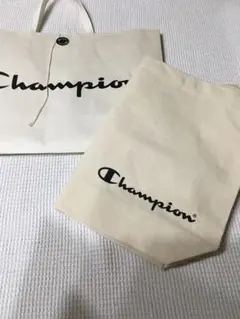 チャンピオン　キャンパス地ショルダートートバッグ斜め掛け対応☆新品未使用