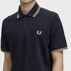 FRED PERRY / M12 ポロシャツ 黒金 157 サイズ40 旧