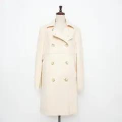 Harrods ピーコート ダブルブレスト 生成り サイズ42*ND787のサムネイル