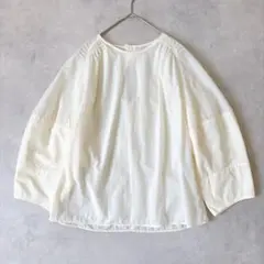 UNITED ARROWS ウール混 ペプラムブラウス ベージュ とろみ - メルカリ