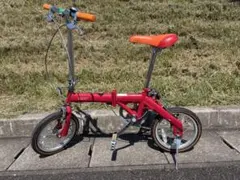 17BICYCLE EX WALKER エクスウォーカー 赤 折り畳み自転車 - メルカリ