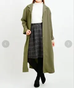 カーキ トレンチコート