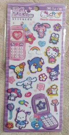 平成はっぴーフォンステッカーズ シール サンリオキャラクターズ キティ