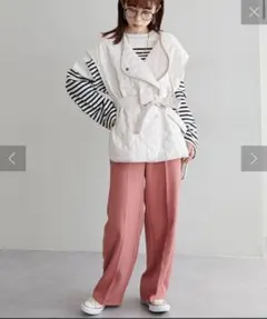 Discoat キルティングベスト