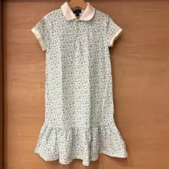 【美品】ラルフローレン小花柄ポロワンピース140