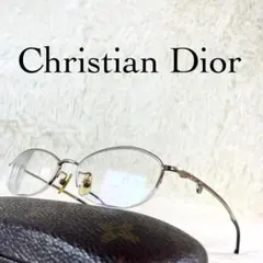 美品　Christian Dior　ディオール　メガネ　ゴールドフレーム