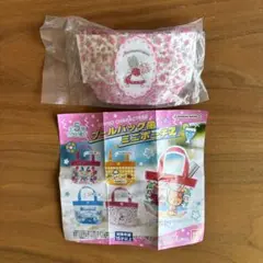 サンリオキャラクターズプールバッグ風 ミニポーチ2 マロンクリーム