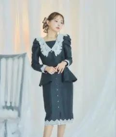 crayme Classic Jacquard Dress