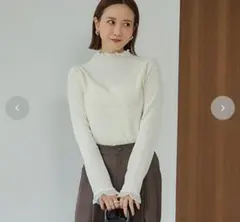 【ラス1】しまむら　田中里奈　mysa シアー　フリル　プルオーバー　Mサイズ