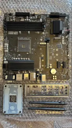 MSI B550M PRO-VDH WIFI マザーボード（AM4）付属品あり