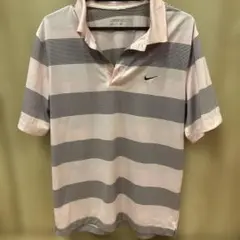 最終価格　Nike DRI-FIT ストライプポロシャツ M