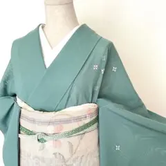 単衣　紬　めがね織　裄69.5cm　正絹　半衿おまけ付き 単衣 紬 めがね織 裄69.5cm 正絹 半衿おまけ付き - メルカリ