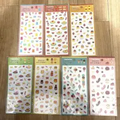 新品☆シール☆WORLD CRAFT☆7種類× 7枚セット☆