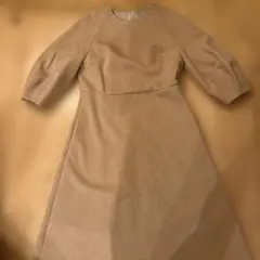 LOUNIE ベージュ 膝丈ワンピース サイズ38