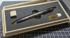 野原工芸楓スタビ斑紋孔雀色金具シャーペンゴールド金具 - メルカリ
