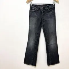 アメリカ製【ブルーカルト】ブーツカットデニムパンツ　XS~S小さめサイズ　フレアのサムネイル
