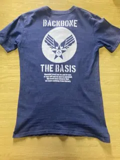 BACKBONE THE BASIS ヘンリーネック Tシャツ L ネイビーのサムネイル