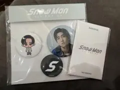 Snow Man 1st POP-UP 目黒蓮ピンバッジフォトセット