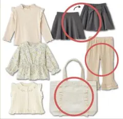 tete a tete テータテート 福袋 トートバッグ スカート 100 新品