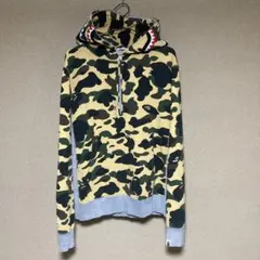 美品）エイプ シャークパーカー Lサイズ ベイプ BAPE ストリート