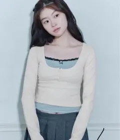 FCMM トップス 長袖 バラ