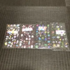 4枚 ぷくぷくシール 立体シール 3Dシール 新品