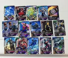 仮面ライダー　ガンバレジェンズ　カード15種セット