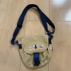 刺繍付きベージュショルダーバッグのサムネイル