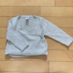 PETIT BATEAU プチバトー カーディガン シルバー 74cm 1歳