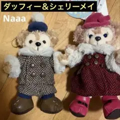 ダッフィー シェリーメイ ぬいぐるみバッジ ウィンタートゥインクリングタウン