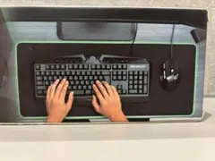 LEDゲーミングマウスパッド 大型 RGB発光 7色ライト 美品