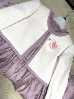 女の子130cm フォーマル　ボレロ　ワンピース