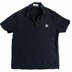 STONE ISLAND ポロシャツ ブラック XXL - メルカリ