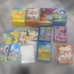 デッキシールド デッキケース セット まとめ売り スリーブ ポケカ 引退品 ポケモンカードゲーム 引退品 カードスリーブ デッキシールド デッキ