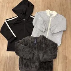 ベビー服 3点セット トレーナー・パーカー(80)