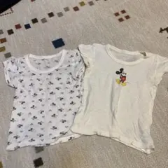 Disney baby ミッキーマウス シャツ肌着 2枚セット サイズ90