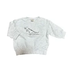 petit main 恐竜プリント トレーナー 80