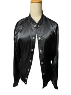 【アーバンリサーチ】ブラックサテンジャケット