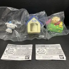 クレヨンしんちゃん　デスクでおてつだい　ガチャガチャ　シロ　しんちゃん　2点