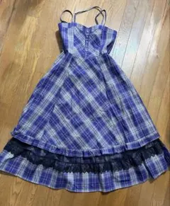 アクシーズファム♡チェック柄ジャンスカ