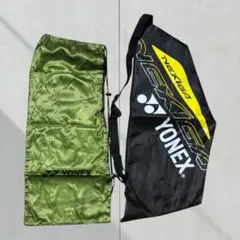 YONEX NEXIGA ラケットバッグ ブラック イエロー 黄緑