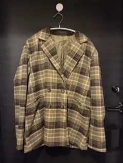 チェック柄 ジャケット セットアップ