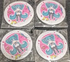 【会場限定】初音ミク iXima ミクストメディア展 ガチャ 缶バッジ 4点