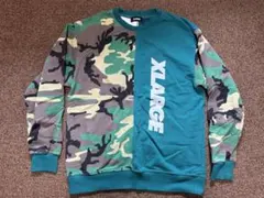 XLARGE スウェット トレーナー 迷彩 グリーン L 2way