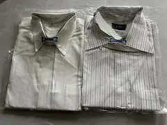 紳士半袖ストライプ2枚セットgood-iクリーニング済