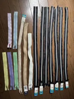 【洋裁セット まとめ売り ファスナー】 YKKファスナー コンソールファスナー